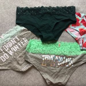 PINK Victoria's Secret Intimates & Sleepwear - Victoria's Secret Pink Hipster Panty Lot L PINK Victoria's Secret Intimates & Sleepwear - Victoria's Secret Pink Hipster Panty Lot L